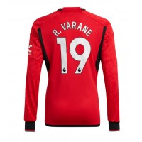Manchester United Raphael Varane #19 Replika Hemmatröja 2023-24 Långärmad